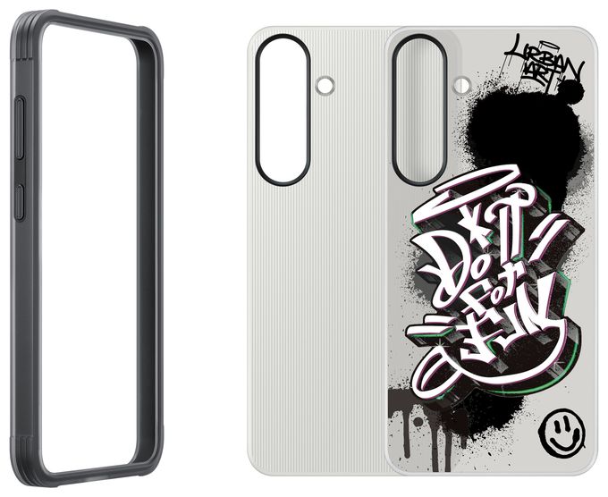 Cover für Samsung Galaxy S25+  Flipsuit Rugged Case (Schwarz, Mehrfarbig) 