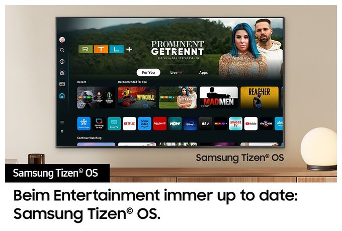 NeoQLED 139,7 cm (55 Zoll) Fernseher 4K Ultra HD VESA 200 x 200 mm GQ55QN95DAT 