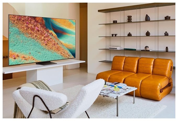 NeoQLED 2,16 m (85 Zoll) Fernseher 4K Ultra HD VESA 600 x 400 mm  GQ85QN85FAU (Silber) 