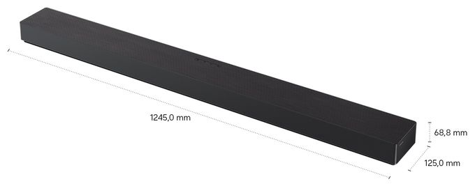 Soundbar 7.1.2 Kanäle  HW-QS95GH/ZG (Schwarz, Titan) 