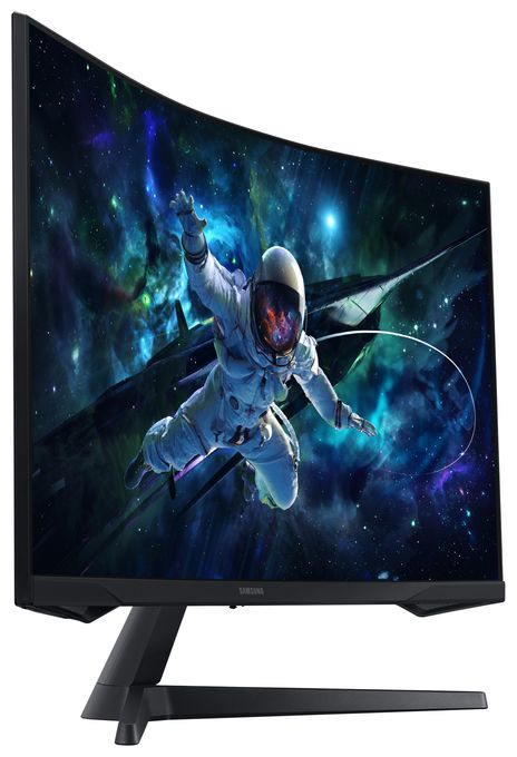 Quad HD Monitor 81,3 cm (32 Zoll) 16:9 1 ms 300 cd/m²  Odyssey LS32CG554EUXEN (Schwarz) 