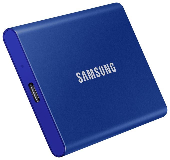 2 TB SSD  Portable SSD T7 (Blau) 