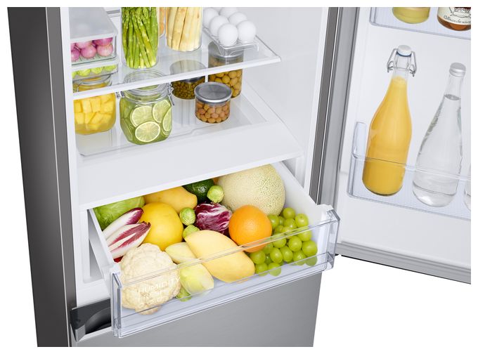 230 l / 114 l Kühl-Gefrierkombi freistehend NoFrost 163 kWh Jahr  RB34C600CSA (Graphit) 