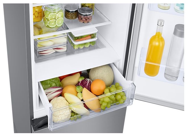 276 l / 114 l Kühl-Gefrierkombi freistehend NoFrost 211 kWh Jahr  RB38C600DSA (Edelstahl) 
