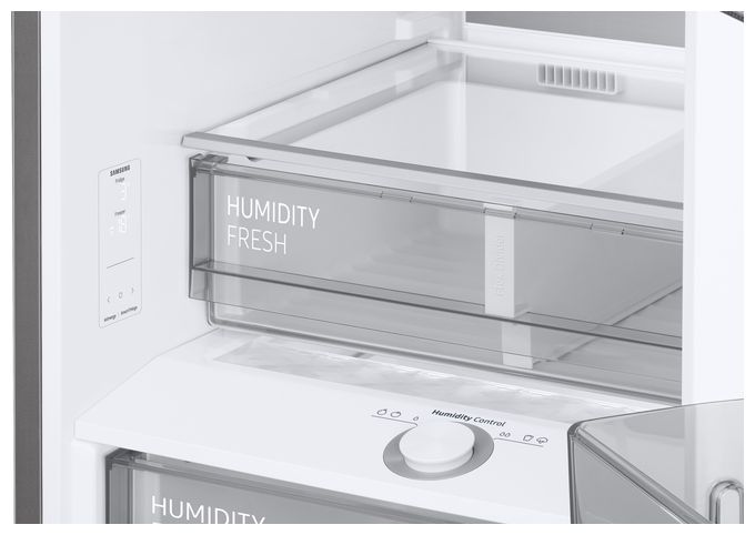 273 l / 114 l Kühl-Gefrierkombi freistehend NoFrost 87 kWh Jahr  RB38C7AGWS9 (Edelstahl) 