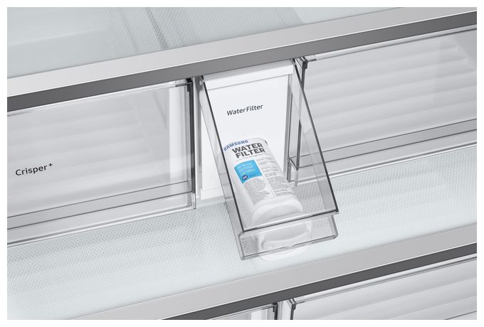 Side-by-Side Kühl-/ Gefrierkombination French Door 487 l / 187 l 338 kWh NoFrost 1778 mm x 908 mm  RF24BB620ES9 (Silber) 