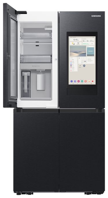 Side-by-Side Kühl-/ Gefrierkombination French Door 386 l / 250 l 365 kWh NoFrost 1830 mm x 912 mm  RF65DG9H0EB1 (Schwarz) 