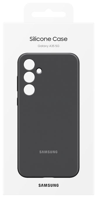 Cover für Samsung Galaxy A35  Silicone (Schwarz) 
