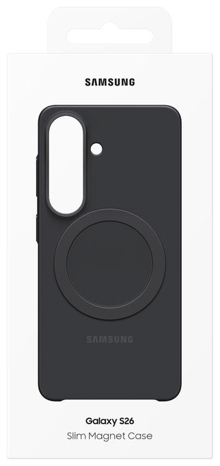 Hauthülle für Samsung Samsung S26  Slim Magnet Case (Schwarz) 