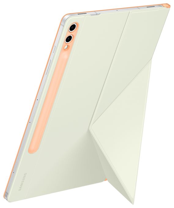 Folio für Samsung Galaxy Tab S10+, Galaxy Tab S9+, Galaxy Tab S9 FE+ bis 31,5 cm (12.4") Kratzresistent (Orange) Smart Book Cover 