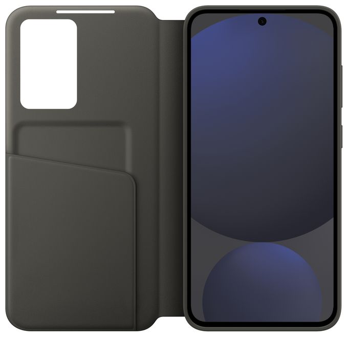 Geldbörsenhülle für Samsung Galaxy S24 FE  Smart View Wallet Case (Schwarz) 
