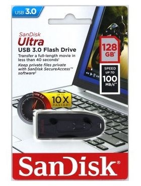 USB Typ-A Stick 128 GB  Cruzer Ultra (Schwarz) 