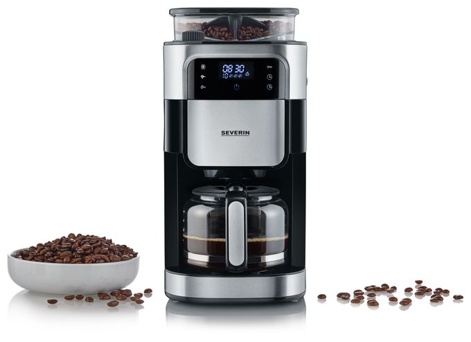 10 Tassen Filterkaffeemaschine  KA4813 (Schwarz, Edelstahl) 