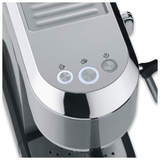 Siebträger Kaffeemaschine 20 bar 1350 W (Schwarz, Gebürsteter Stahl, Chrom) KA5997 Newspresa 