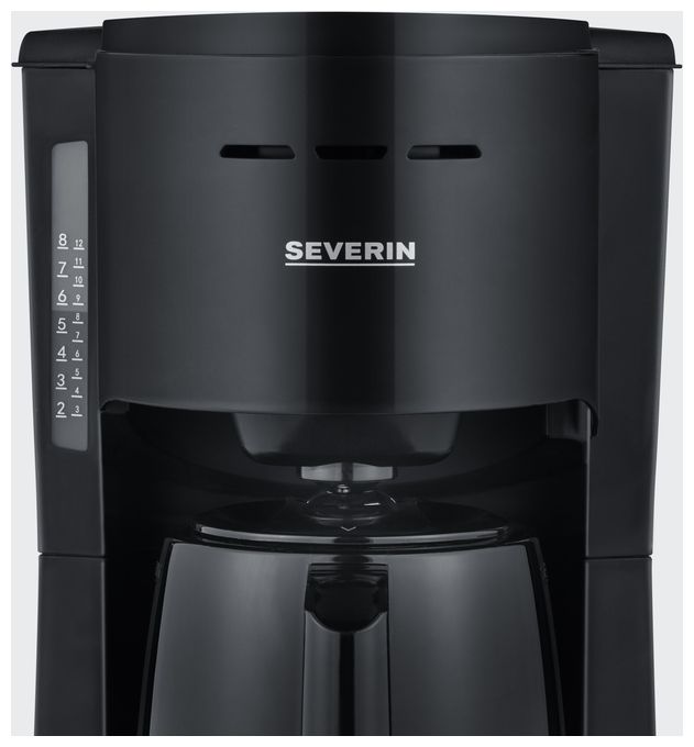 8 Tassen Thermo Filterkaffeemaschine 1,0 l  KA9306 (Schwarz) 