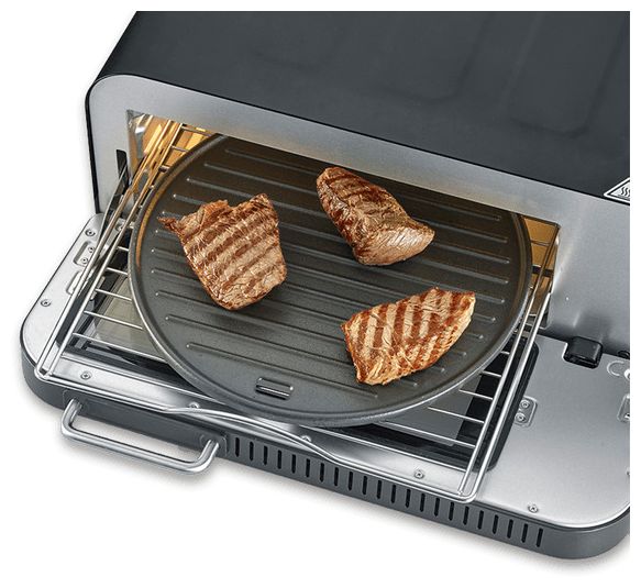 Minibackofen 2000 W  PG8575 Pizzaofen (Schwarz) 