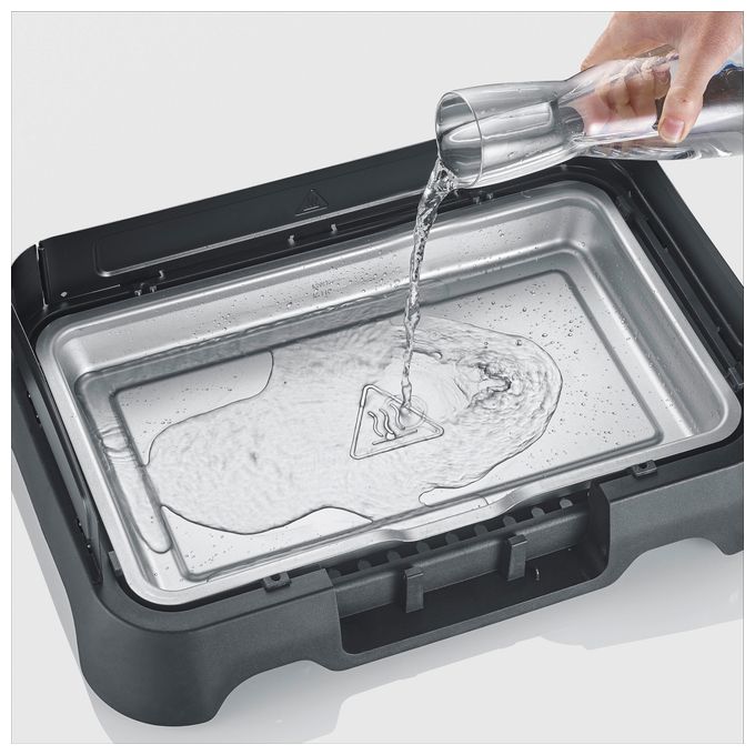 1 Zone(n) 2000 W  PG8595 Tischgrill (Schwarz) 