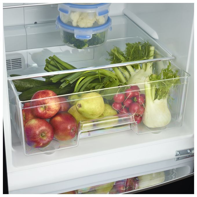 225 l / 90 l Kühl-Gefrierkombi freistehend NoFrost 240 kWh Jahr  RKG8998 (Schwarz) 