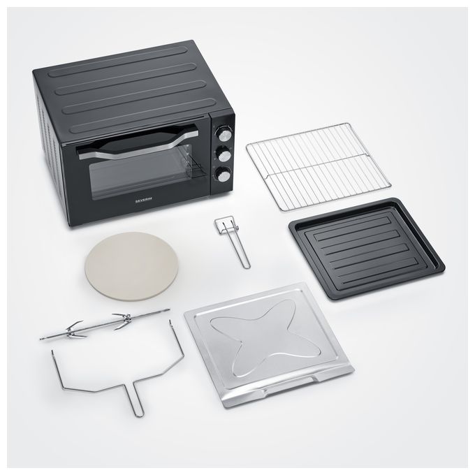 2200 W TO2073 Mini-Elektrobackofen XXL 
