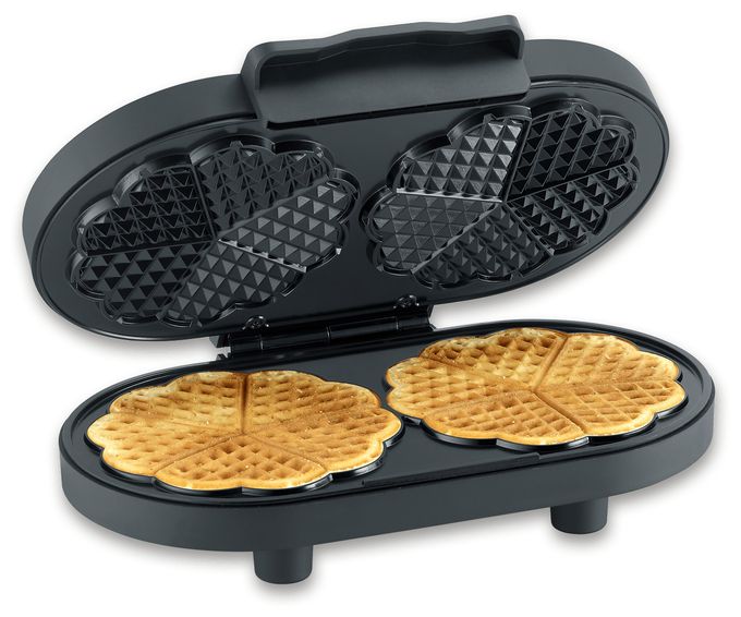 Waffeleisen Herz (Form) für 2 Waffel(n) 1200 W WA2118 