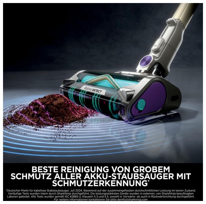 Handstaubsauger Beutellos bis 70 min Laufzeit  IP1251EUT PowerDetect (Grau, Violett) 