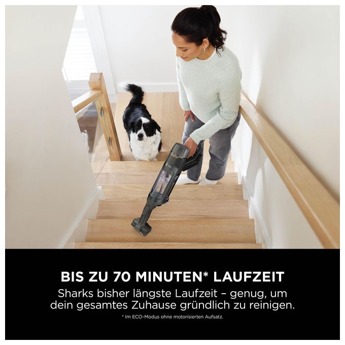 Handstaubsauger Beutellos bis 70 min Laufzeit Allergie-Filter  IP3256EUT PowerDetect Clean & Empty (Braun) 