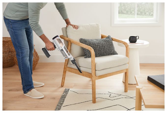Handstaubsauger Beutellos bis 60 min Laufzeit  IW1611DE Detect Pro (Edelstahl, Weiß) 