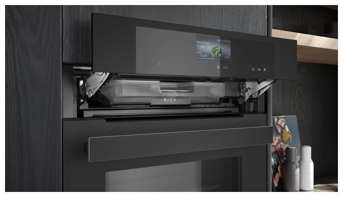 Backofen-Set groß AutoClean mit autarkem 81,2 cm Induktions Kochfeld EQ100DM (HS936GCM1 + EX87BNVV6E + HZ9TY010) 