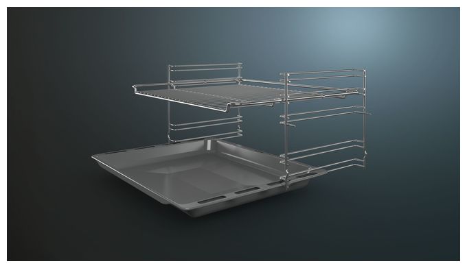Freistehender Herd Elektro normal mit Glaskeramik Kochfeld iQ300 HK9R3A220 