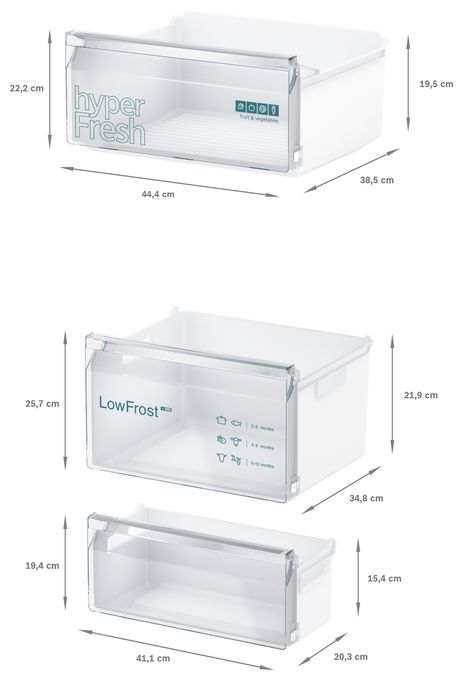 200 l / 70 l 177,5 cm Einbau Kühl-/Gefrierkombination 216 kWh iQ300 KI87VVSE0 Schlepptür 
