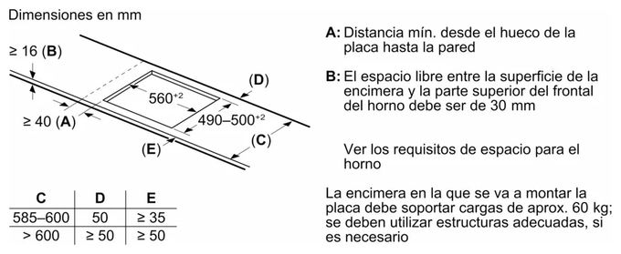 59.2 cm Induktions Kochfeld/Herdplatte 4 Zone(n) iQ500 ED61AHSC1E autarkes 