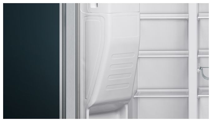 Side-by-Side Kühl-/ Gefrierkombination 369 l / 191 l 258 kWh NoFrost 1787 mm x 908 mm  iQ500 KA93GAIDP (Grau) 