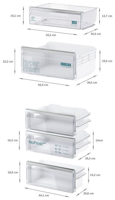 184 l / 76 l 177,5 cm Einbau Kühl-/Gefrierkombination 186 kWh NoFrost iQ500 KI86NADD0 