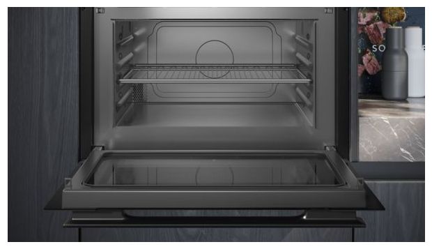 Einbau-Mikrowelle 1000 W Größe: groß 5 Stufen Grill (Schwarz) iQ700 CE932GXB1 