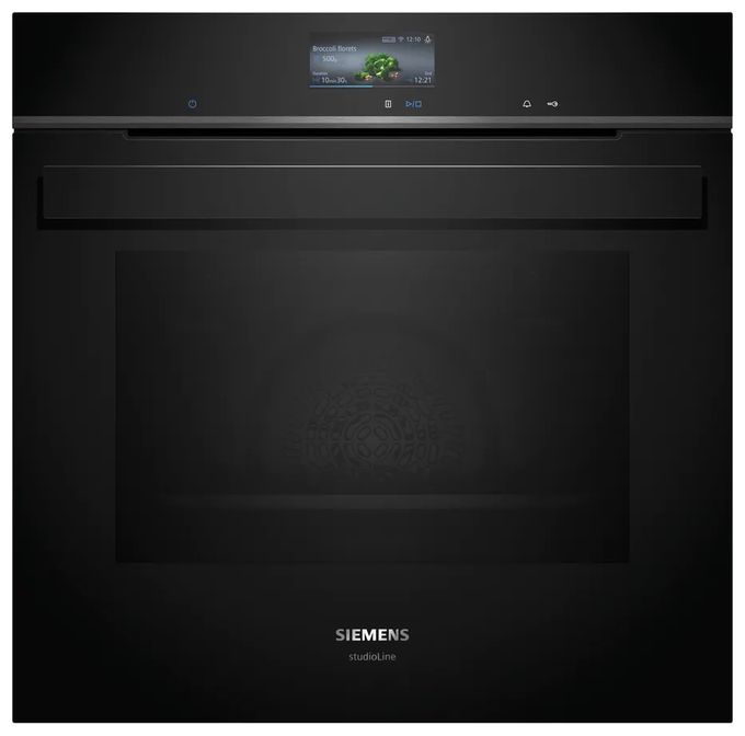 Einbaubackofen groß AutoClean (Schwarz/Edelstahl) iQ700 HB936GCB1 