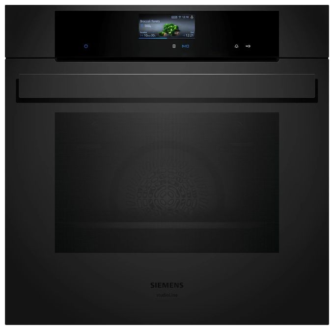 Einbaubackofen groß AutoClean (Schwarz) iQ700 HB976GMM1 