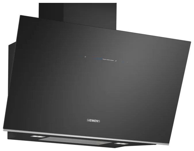 Abluft/Umluft Dunstabzugshaube/Esse 90 cm (Schwarz) iQ700 LC91KLT60 