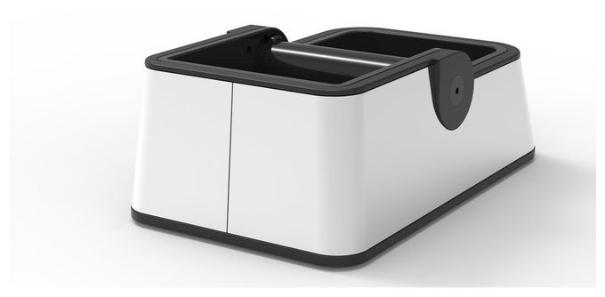 Kaffeesatzbehälter  97843 Perfetta Knock Box (Schwarz, Edelstahl) 