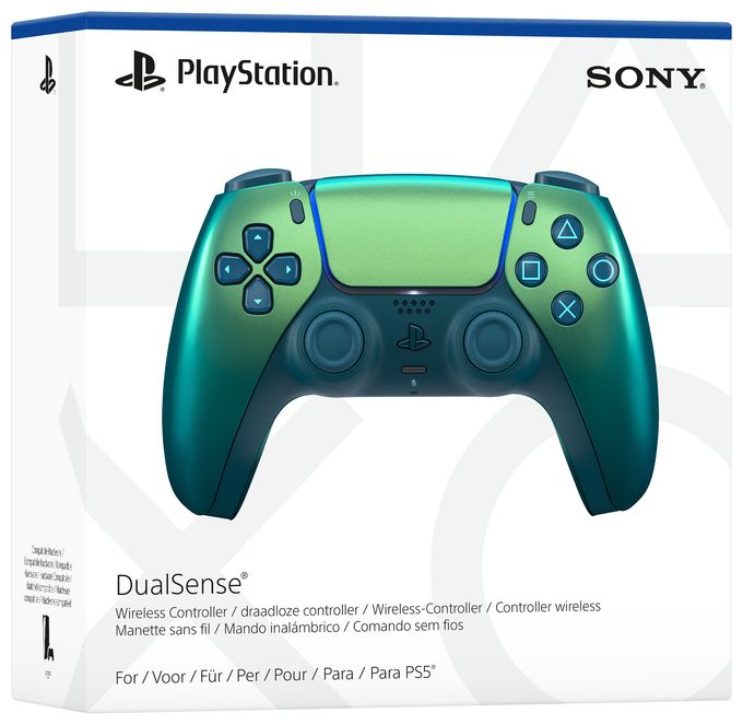 Analog / Digital Gamepad für PlayStation 5, Android, MAC, PC, iOS  DualSense Wireless Controller (Türkis) 