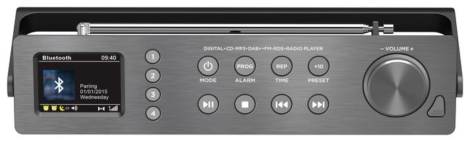 DAB+, FM Radio Tragbar  RCD1190SW (Schwarz) 