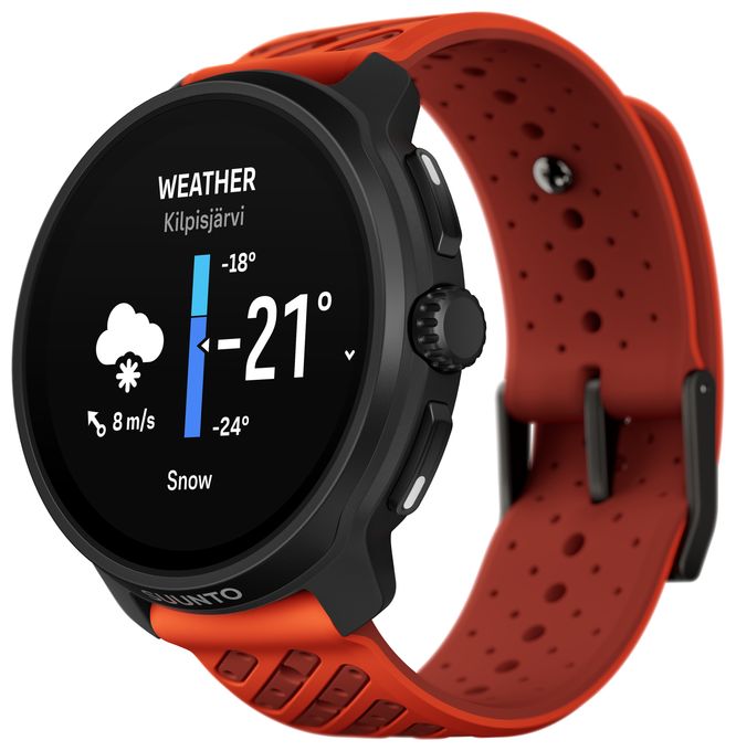 Digital 49 mm Smartwatch Rund 65 h  Race 2 (Schwarz) 