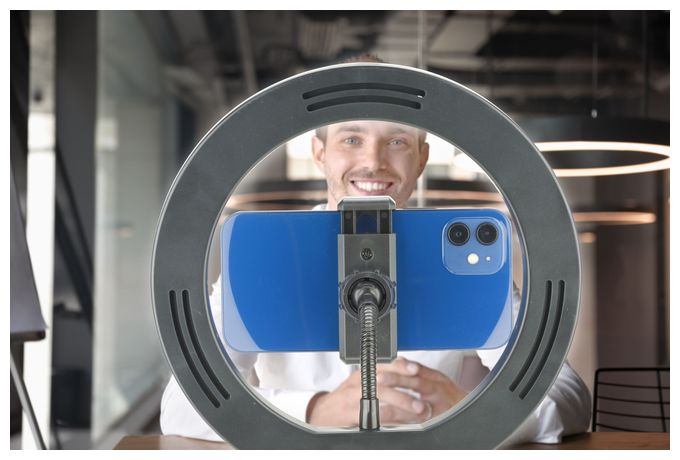 Selfie-Licht 198 mm Universal  Selfie Ring (Schwarz) 