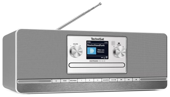 Bluetooth DAB+, FM Radio Internet  DigitRadio  372CD IR (Anthrazit, Silber) 