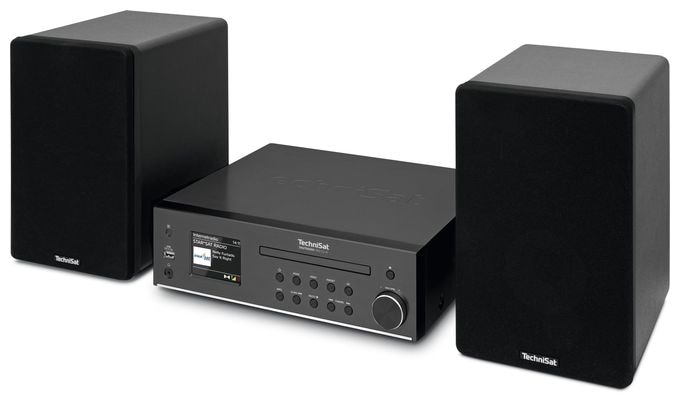 CD Payer DAB+, FM Radio  DigitRadio 760 (Schwarz) 