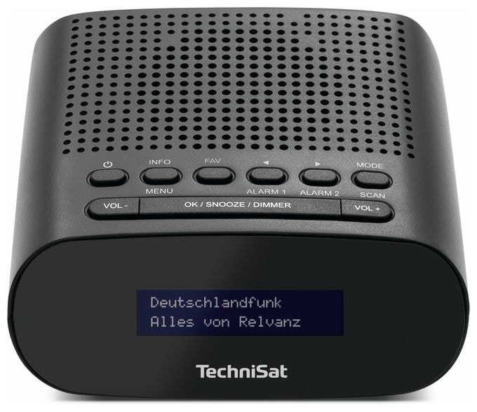 DAB+, FM Radio Uhr  TechniRadio 50 (Schwarz) 