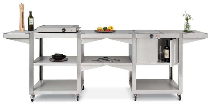 1 Zone(n) 2000 W mit 480 x 410 mm Fläche  Teppinox GW2000 Basic (Edelstahl) 