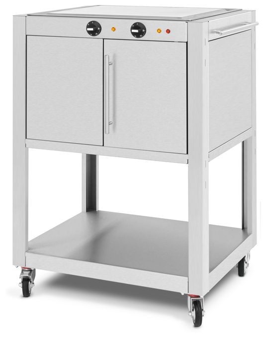 2 Zone(n) 3000 W mit 480 x 410 mm Fläche  Teppinox GW3000 Basic (Edelstahl) 