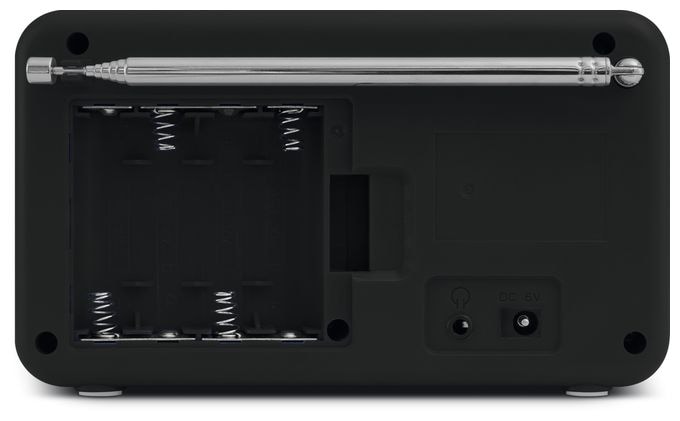 DAB+, FM Radio Tragbar  Viola 2 (Schwarz) 