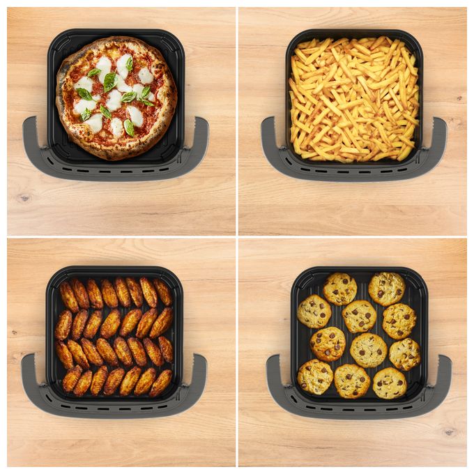 Heißluftfritteuse 2200 W  FW402HE0 Easy Fry XL Surface (Schwarz, Grau) 