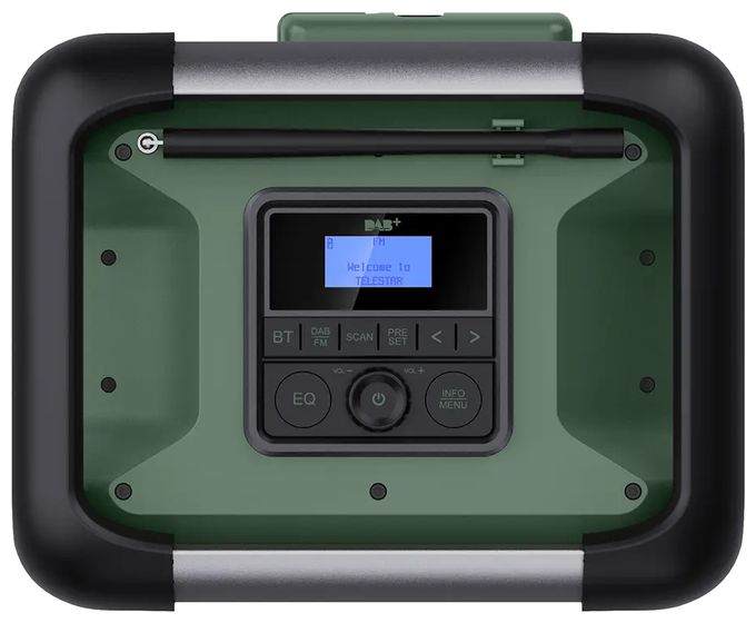 Bluetooth DAB, DAB+, FM Radio Internet  Top OR20 (Schwarz, Grün) 